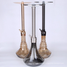 2020 Hot Sale New Design Stainless Steel Single Hose Glass Hookah Shisha and Hookah Accessories